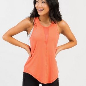 NWOT Zyia Coral Effortless Tank M